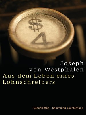 cover image of Aus dem Leben eines Lohnschreibers -
